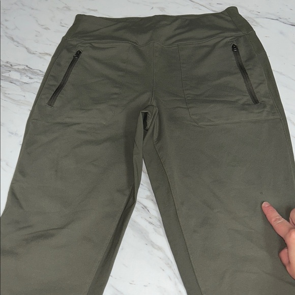 The North Face Paramount Hybrid High Rise Tight Taupe Green Size Medium - Picture 2 of 8